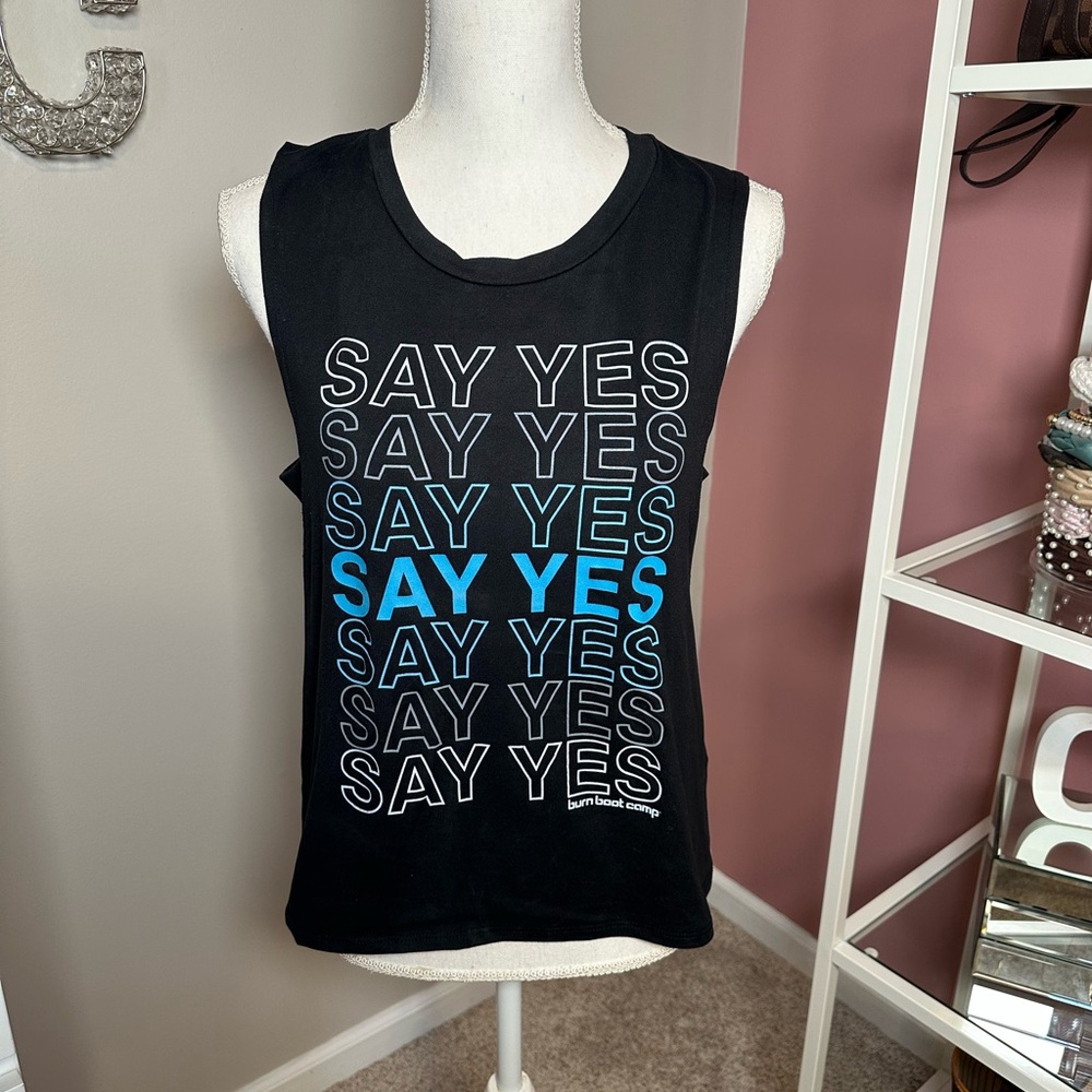 Burn Boot Camp 'Say Yes' Muscle Tee